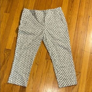 Adrianna Papell Black and White Chinos with Playful Polka Dots